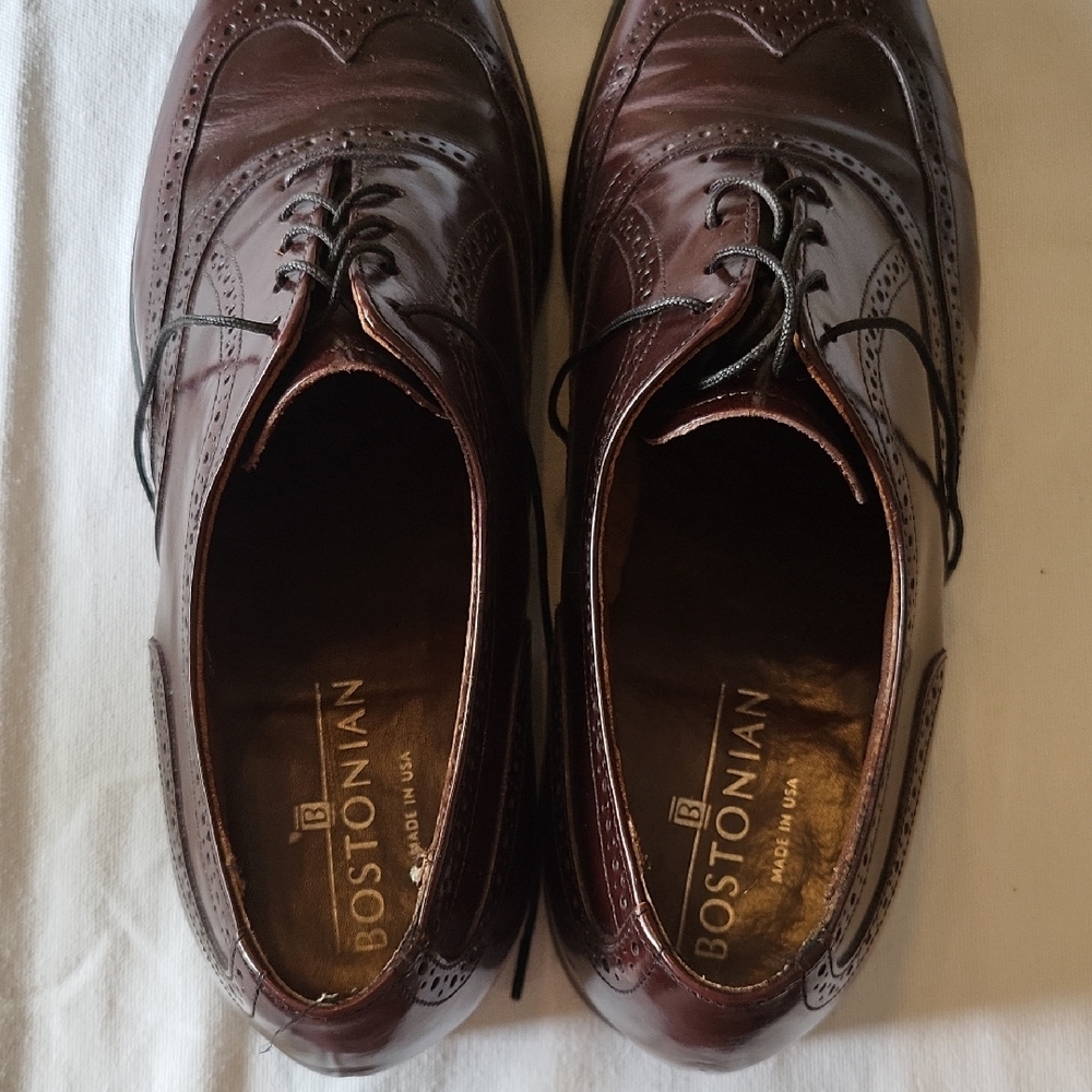Bostonian Men's Brown Leather Dress Shoes